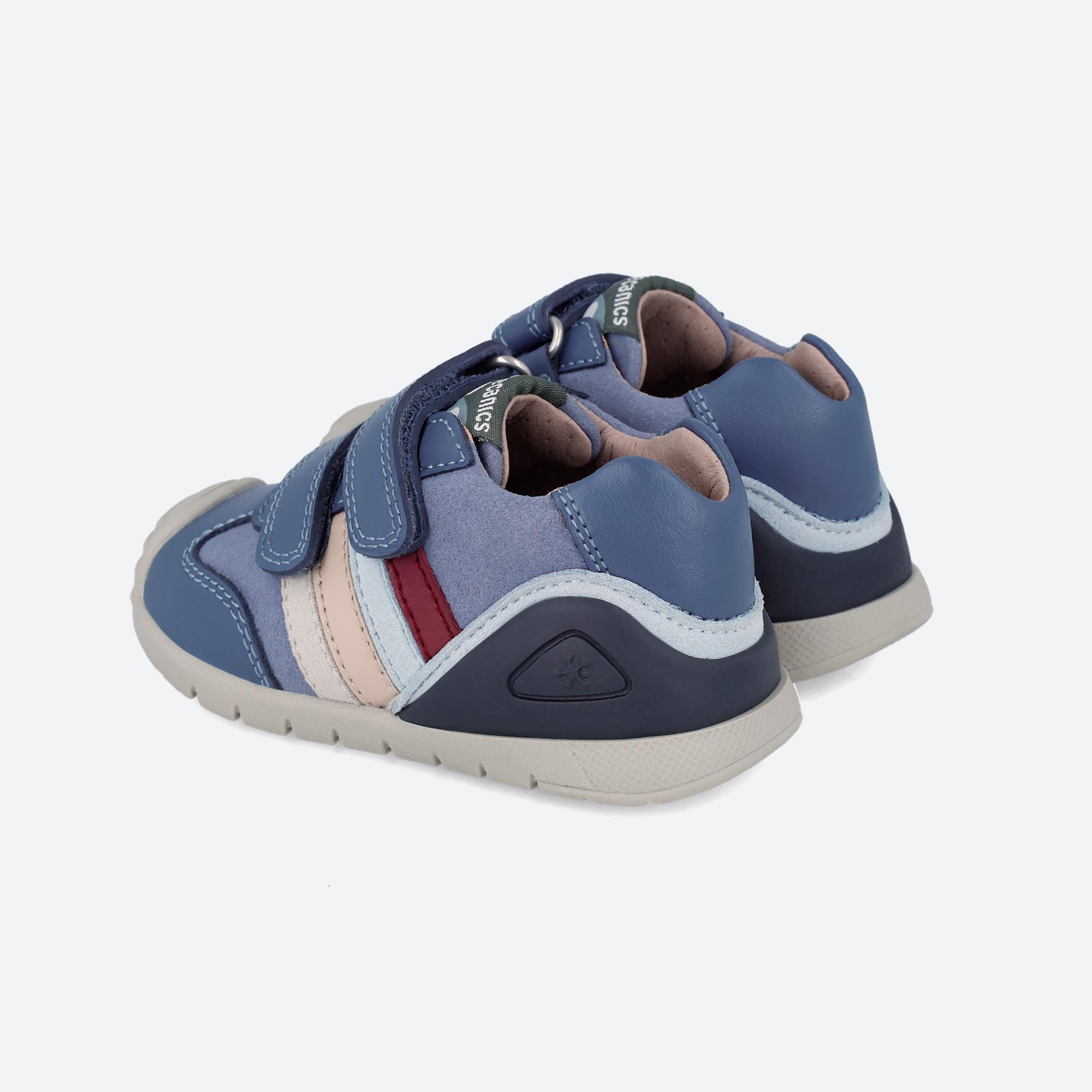 Zapatillas Deportivas Caminar Bebé Biomecanics 241110A Azules Cierre Adherente 3/6