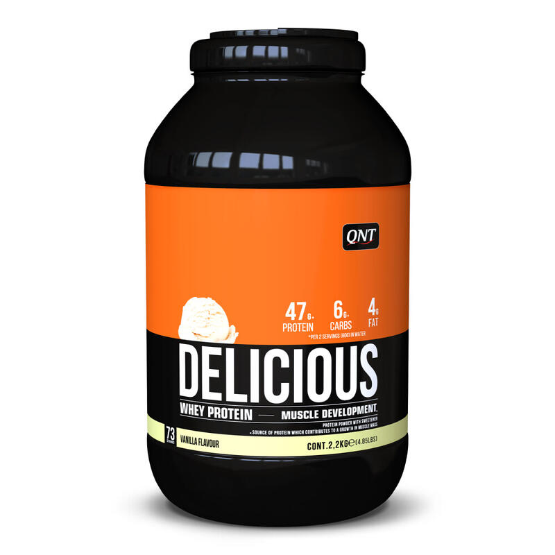 Delicious Whey Protein Powder - Vanilla 2,2 kg