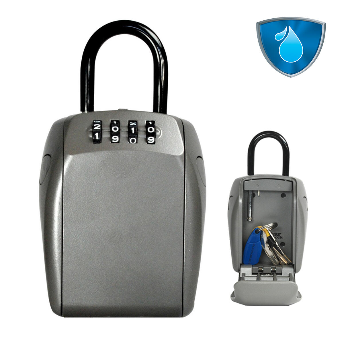 Master Lock - Boite À Clés Sécurisée [sécurité Renforcée] [avec Anse] - Cadenas - Gris - Taille Unique - Decathlon