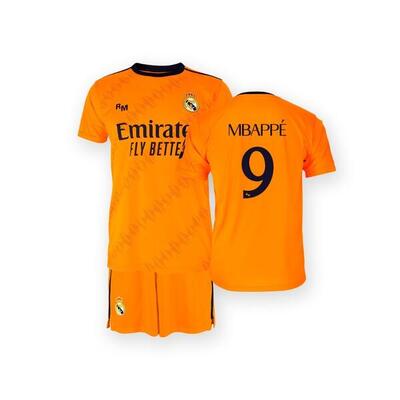 Camiseta segunda equipación Real Madrid 24/25 Niños - Mbappé