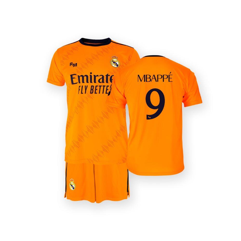 Camisola de futebol Alternativa do Real Madrid 24/25 para crianças - Mbappé