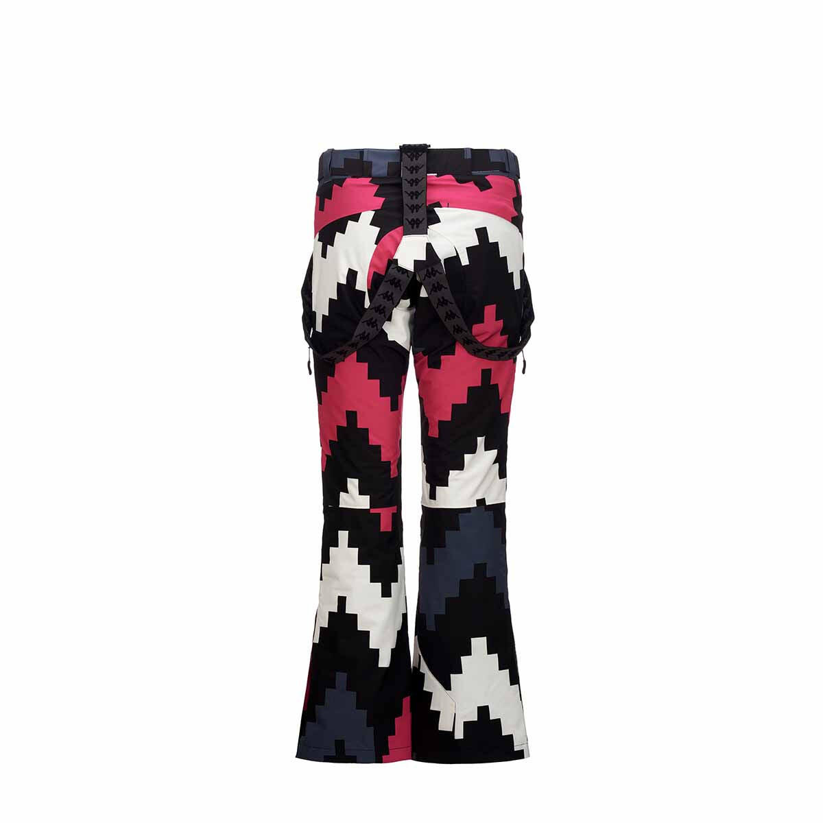 Pantaloni tuta da donna in poliestere nero da sci 3/7