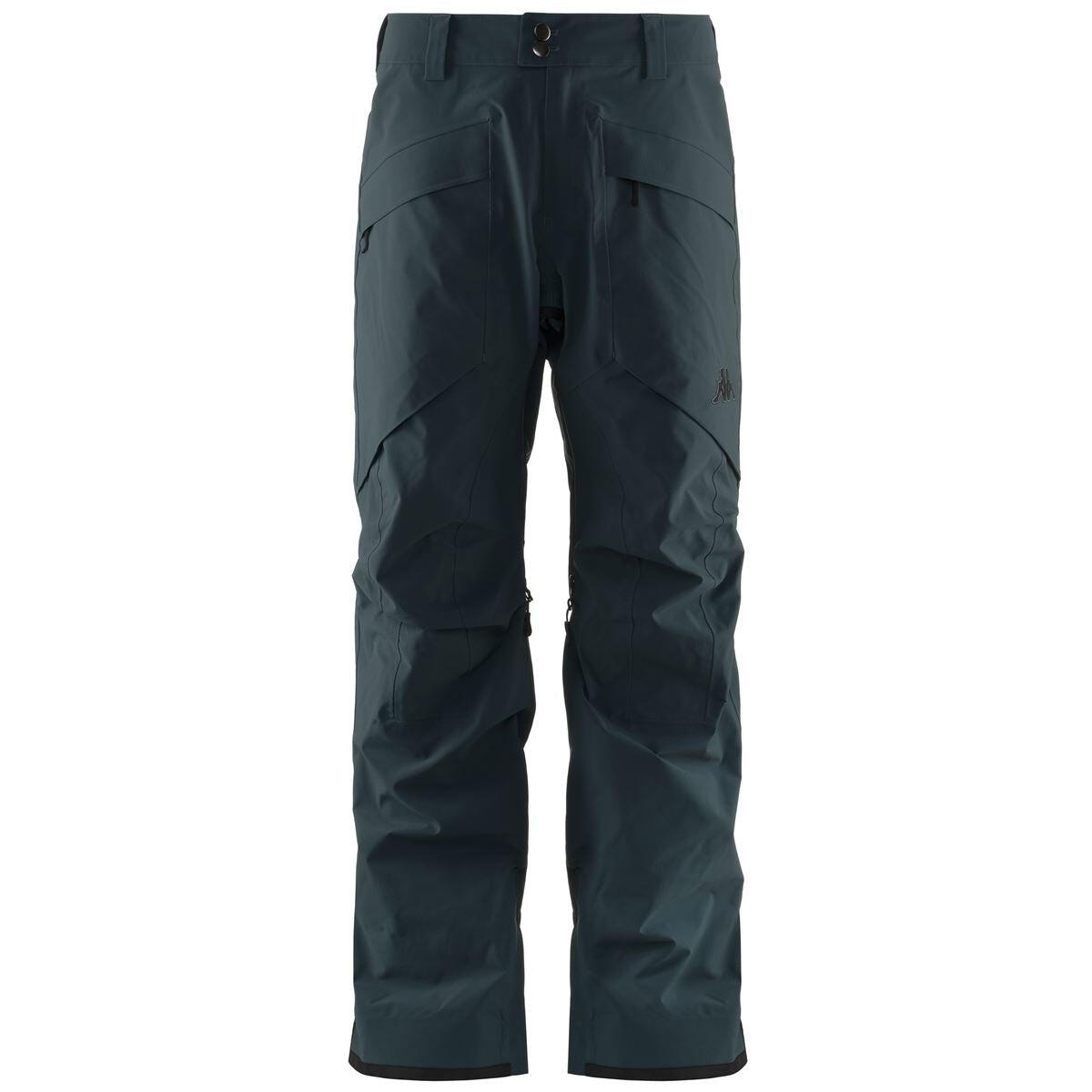 Pantaloni tuta da uomo in poliestere grigio da sci 2/7