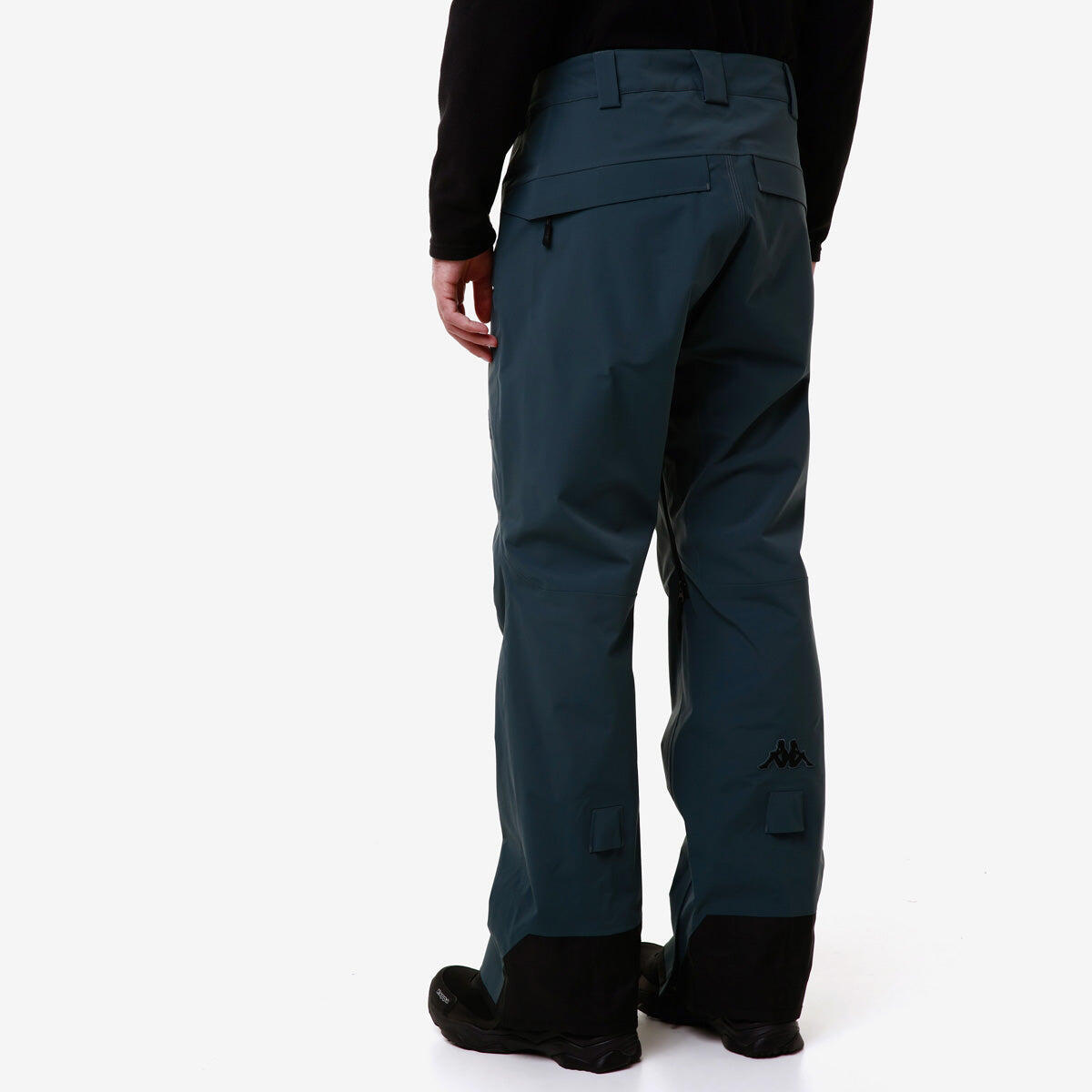 Pantaloni tuta da uomo in poliestere grigio da sci 7/7
