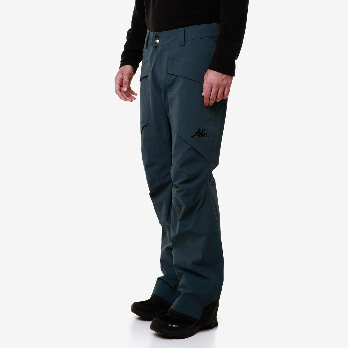 Pantaloni tuta da uomo in poliestere grigio da sci 6/7