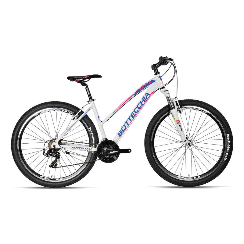 Bicicleta de Montaña 27,5" Bottechia 103 Blanca/Rosa 21V