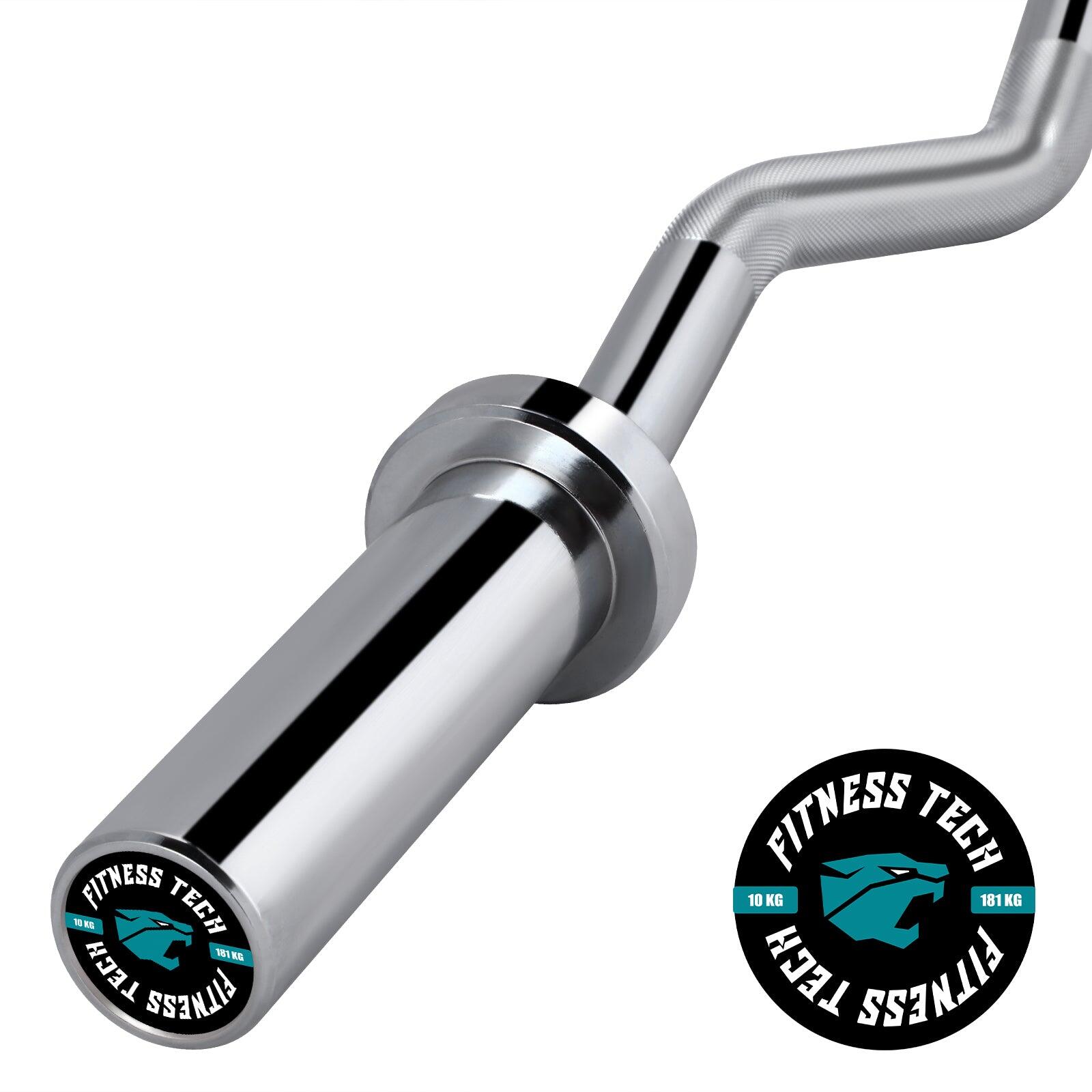 Barra de aço Super Curl 1.2m * 50mm 400LBS / 181Kg Max