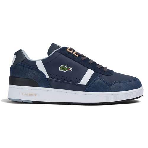 Zapatillas Hombre Lacoste T-Clip Azul Marino
