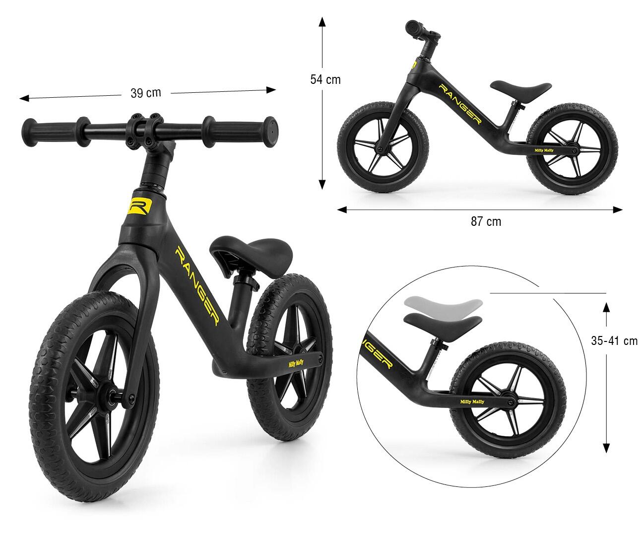 Draisienne Milly Mally Ranger Flash Noir 7/7