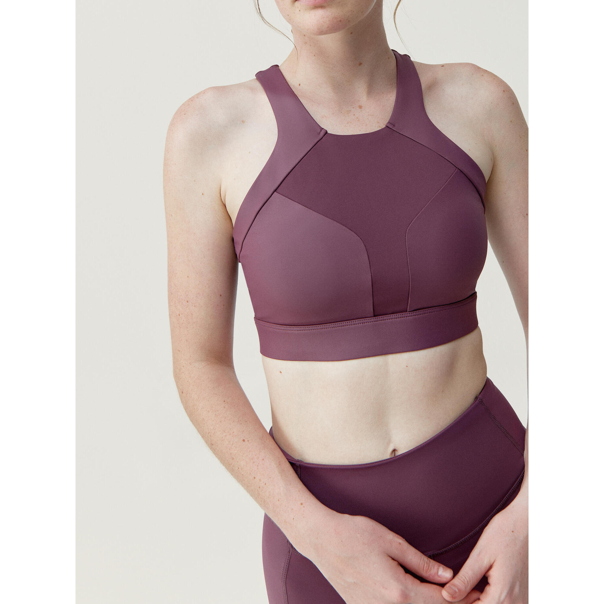 Born Living Yoga - Top De Sport Pour Femme Luana Born Living Yoga - Brassière - Violet - 36 Xs - Decathlon
