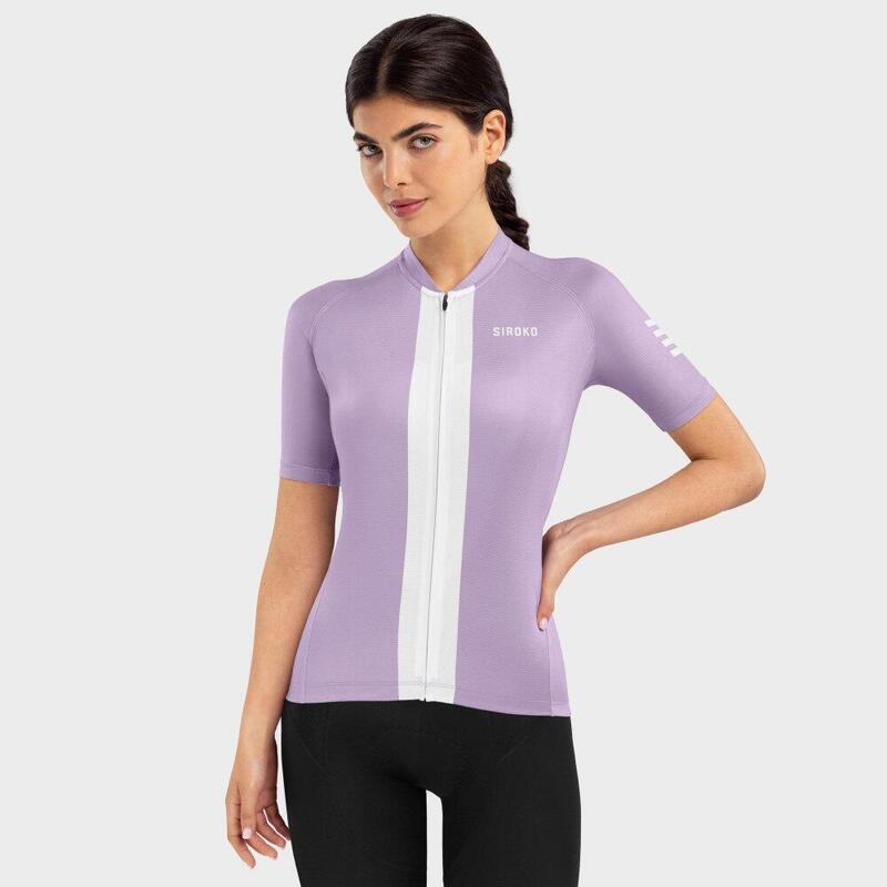 Maillot vélo ultraléger femme Cyclisme M3 Acadia Mauve