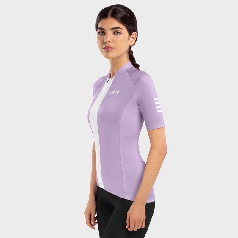 Maillot vélo ultraléger femme Cyclisme M3 Acadia Mauve