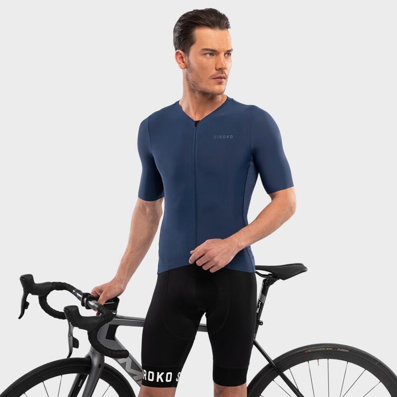 Herren Radsport ultraleichtes radtrikot für SRX PRO Tirreno SIROKO Marineblau