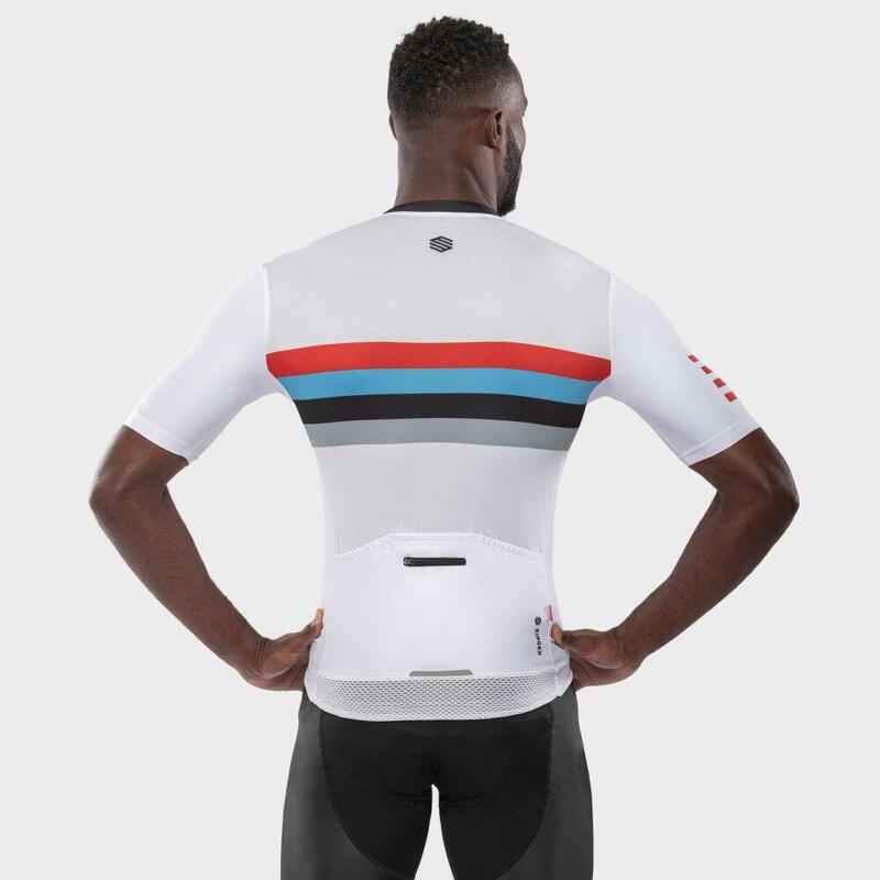 Herren Radsport kurzärmeliges radtrikot für M2 Westfalia SIROKO Weiß