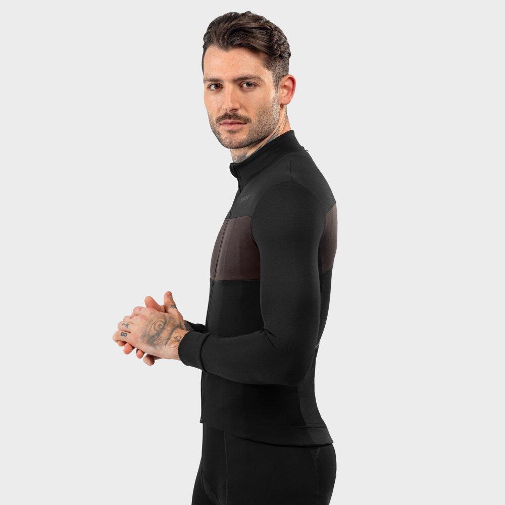 Men's SRX PRO World Race N long sleeve merino wool cycling jersey