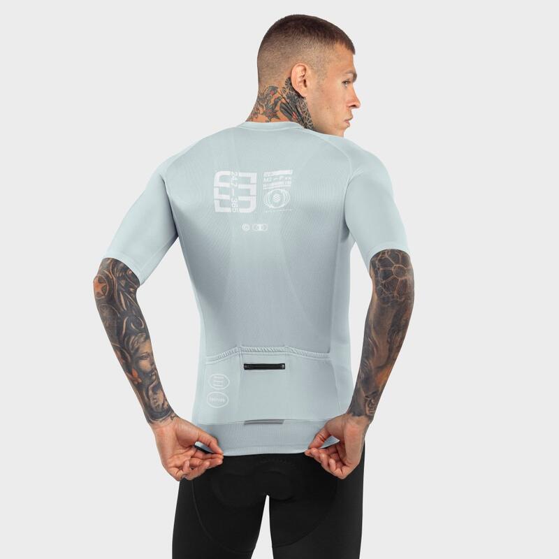 Maglia biodegradabile da uomo Ciclismo Bio Nomad Cross SIROKO Blu