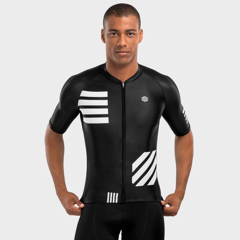 Maglia da ciclismo a maniche corte uomo M2 Blackout SIROKO Nero