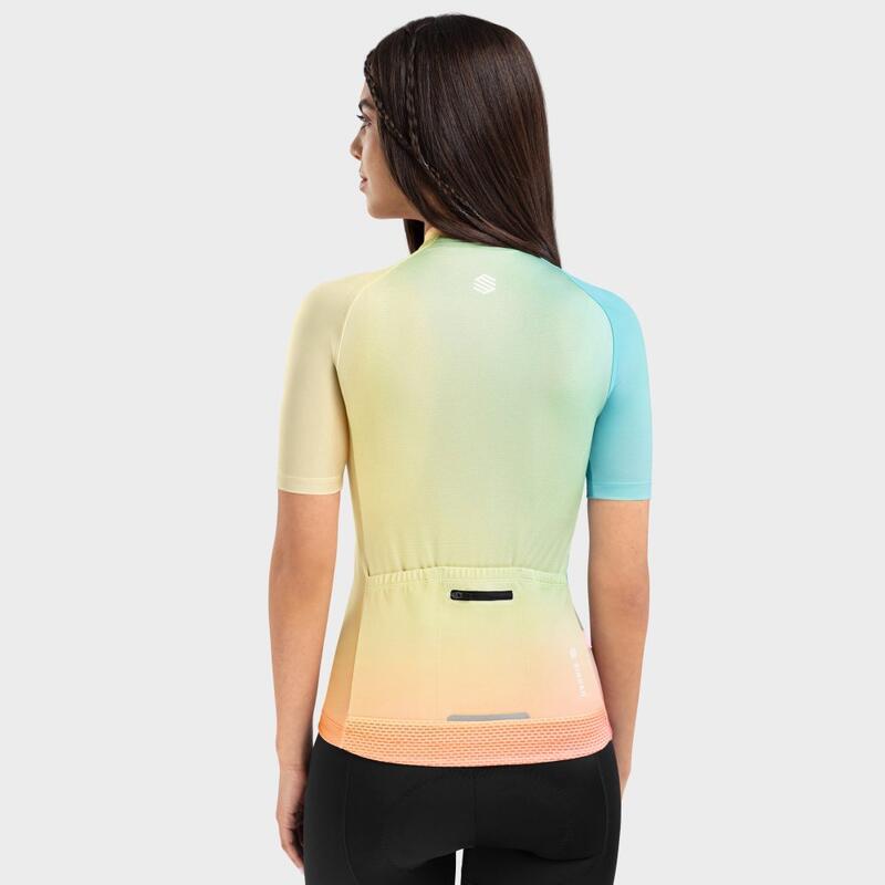 Maglia da ciclismo a maniche corte donna M2 Angles SIROKO Giallo