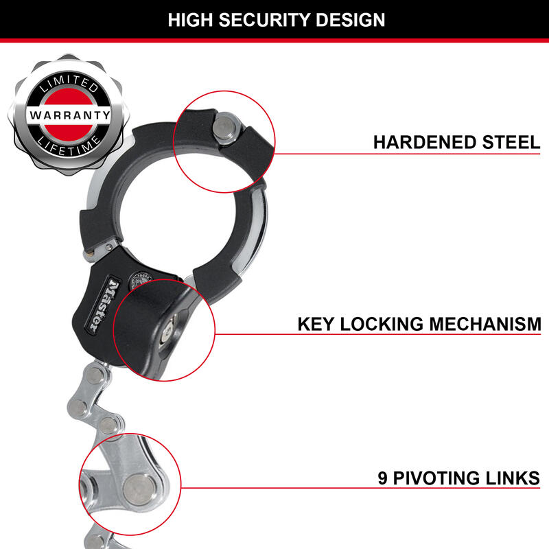 MASTER LOCK Serrure de menottes Street Cuff 8290