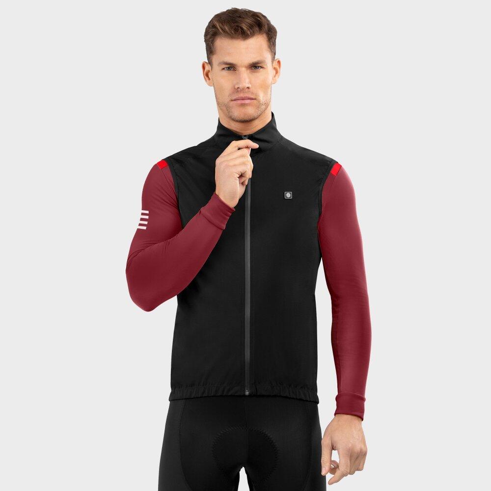 Gilet de pluie vélo homme Cyclisme SRX Pro Layer Noir