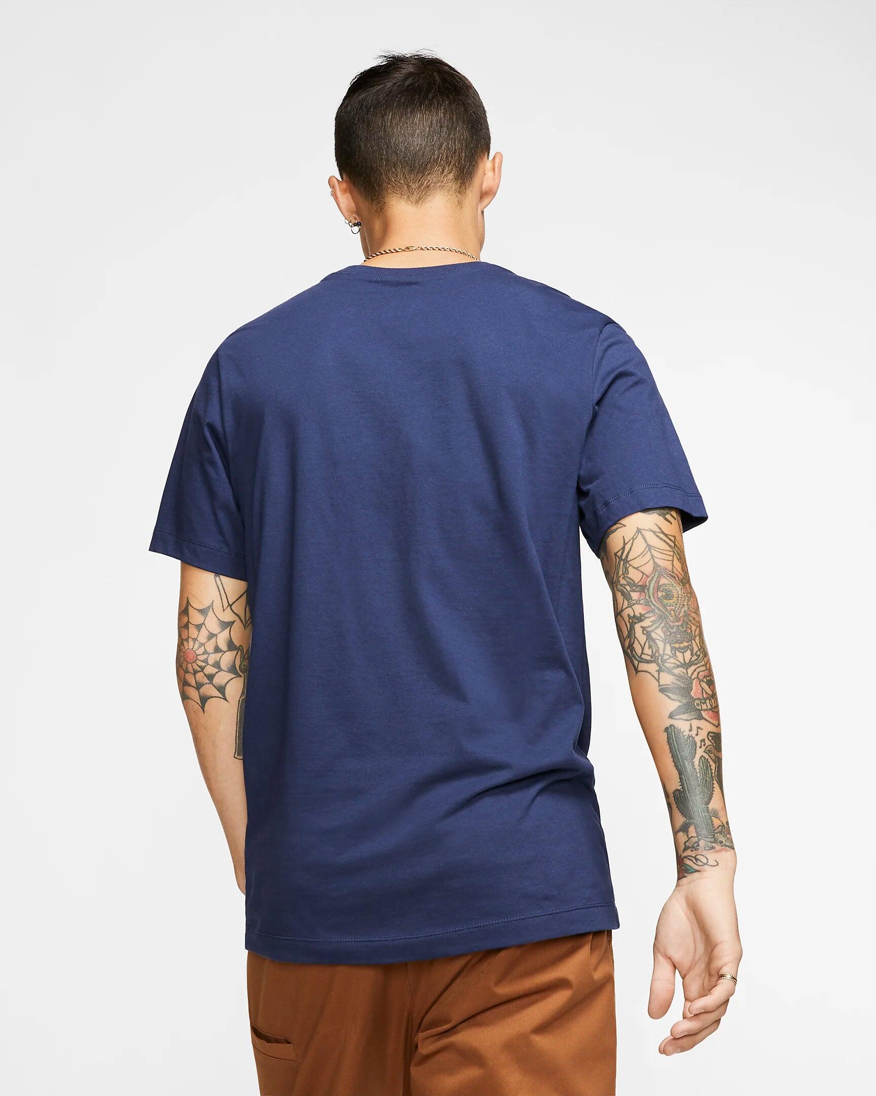 KOSZULKA męska NIKE AR4997-410 bawełniana t-shirt sportowa granatowa 2XL 2/5