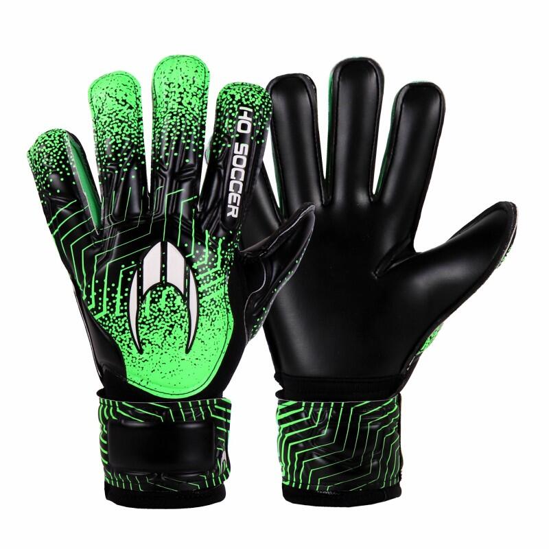 HO SOCCER Force Green Goalkeeper Gloves, Negative Cut, HARDSOFT+ Latex 3 mm