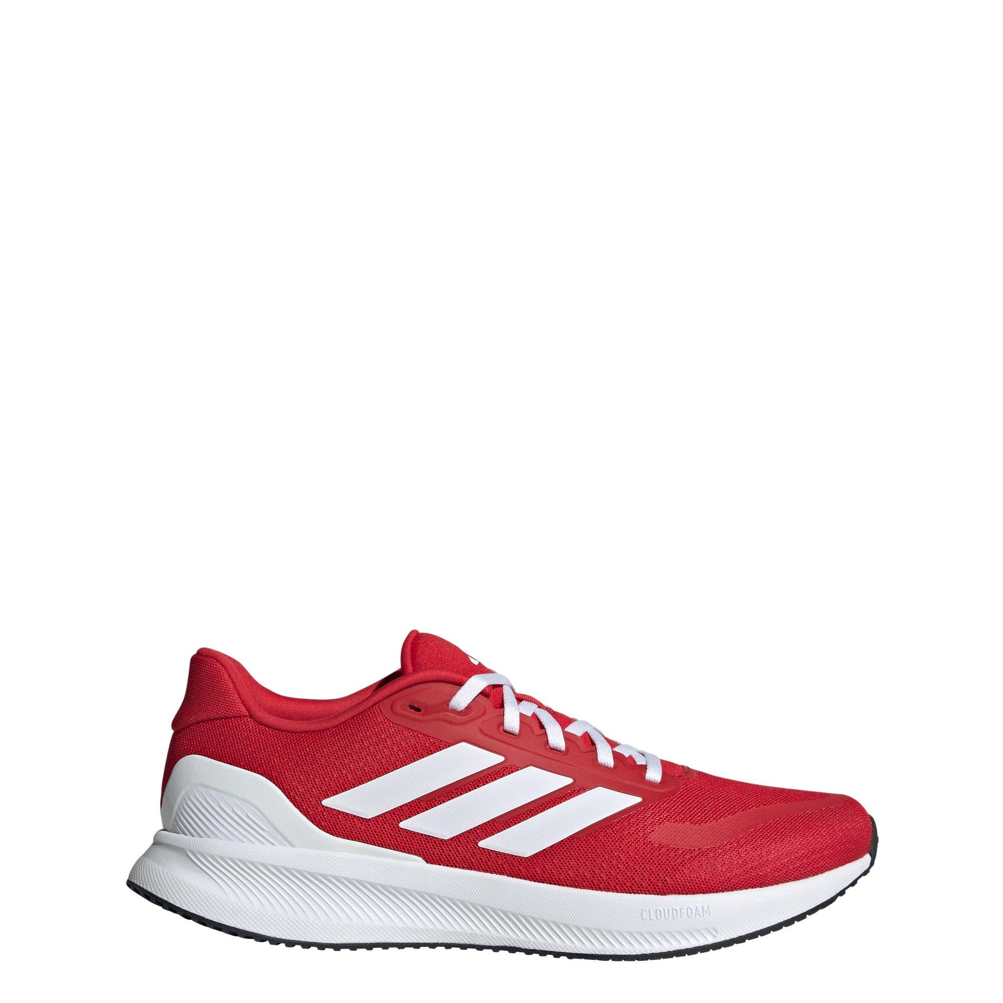 Adidas - Chaussure De Running Runfalcon 5 - Chaussures De Sport - Blanc|noir|rouge - 44,5 - Decathlon