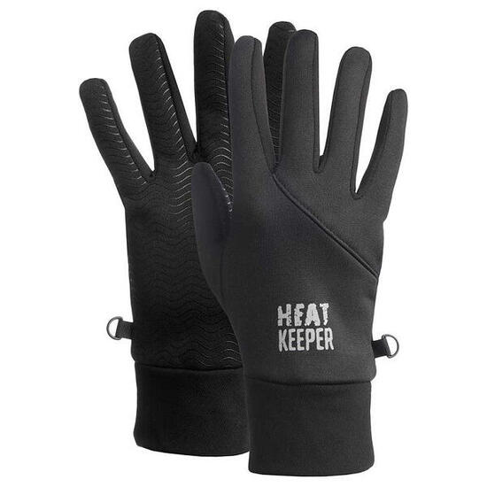 Heatkeeper - Thermo sporthandschoenen met grip - Zwart - 1-Paar Handschoenen