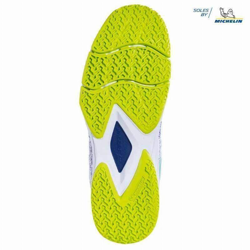 Babolat Sensa Omni Clay Blanco Azul Mujer 31s22757 1066