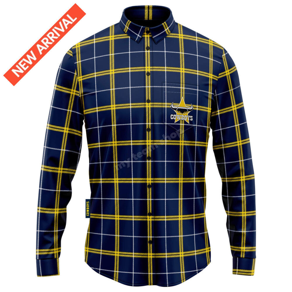 North Queensland Cowboys NRL Mustang Flannel Shirt