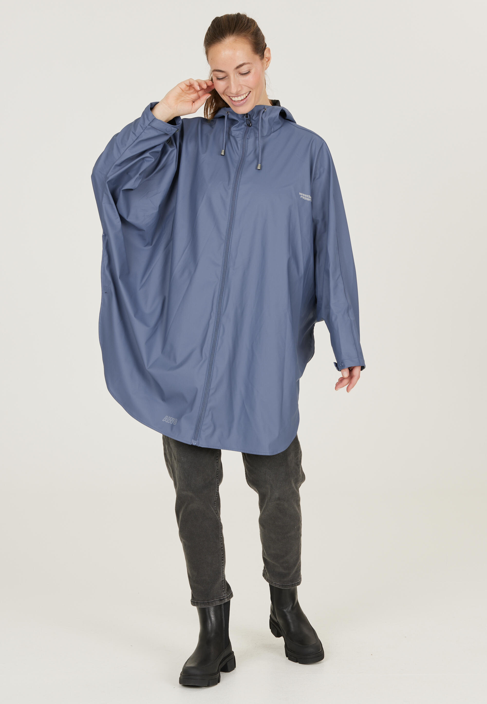 Poncho imperméable femme Weather Report Flame PU 3/5