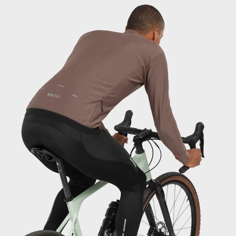 Herren Radsport softshell-fahrradjacke für J1 Larrau SIROKO Braun