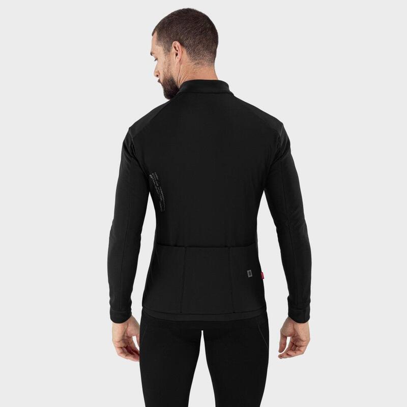 Chaqueta softshell ciclismo hombre J1 Furkapass SIROKO Negro