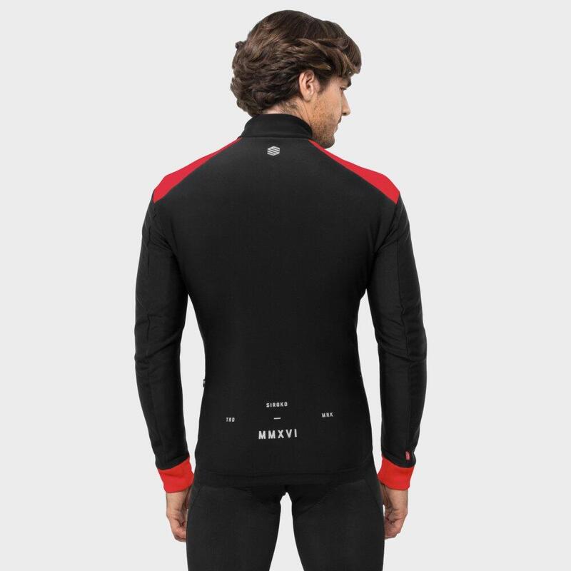 Férfi kerékpáros softshell kabát Cycling SIROKO J1 Montoso