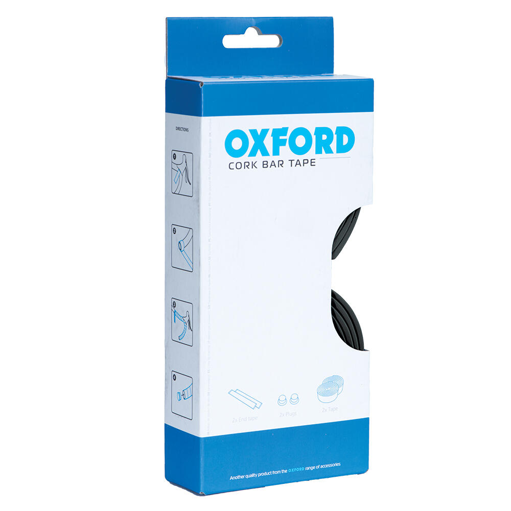 Oxford Cork Handlebar Tape Black OXFORD Decathlon