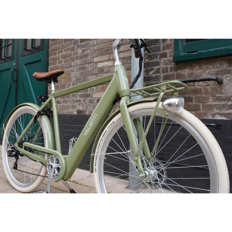 Valenti X7 Vélo Électrique Homme 28 Pouces Vert - 7 vitesses