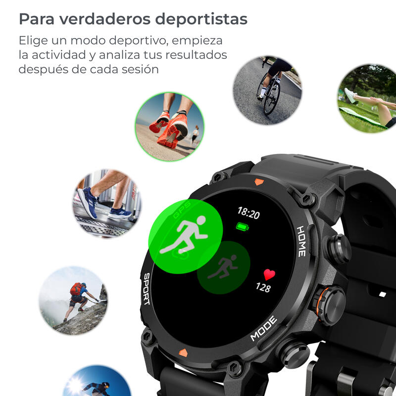 Smartwatch KSIX Explorer, GPS