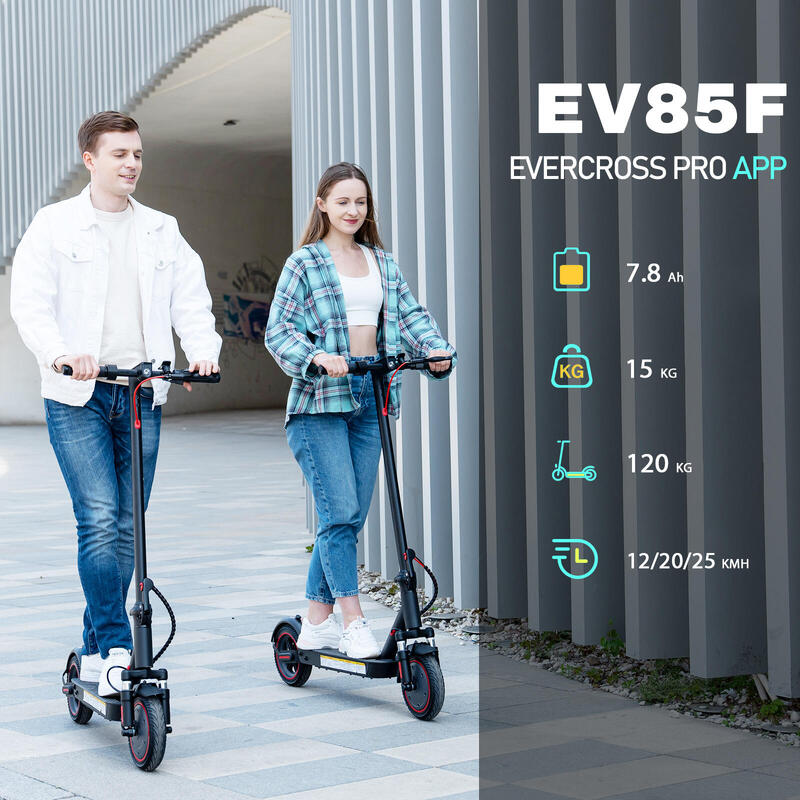 Patinete Eléctrico Plegable para Adultos 350W con APP EVERCROSS - EV85F