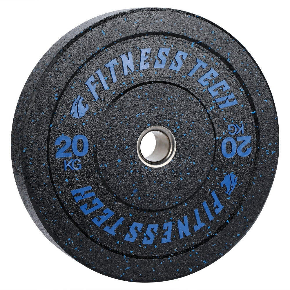 Conjunto 150kg Bumper Plate Alta Resistência Hi Temp Fleck de 5kg a 25kg 5/8