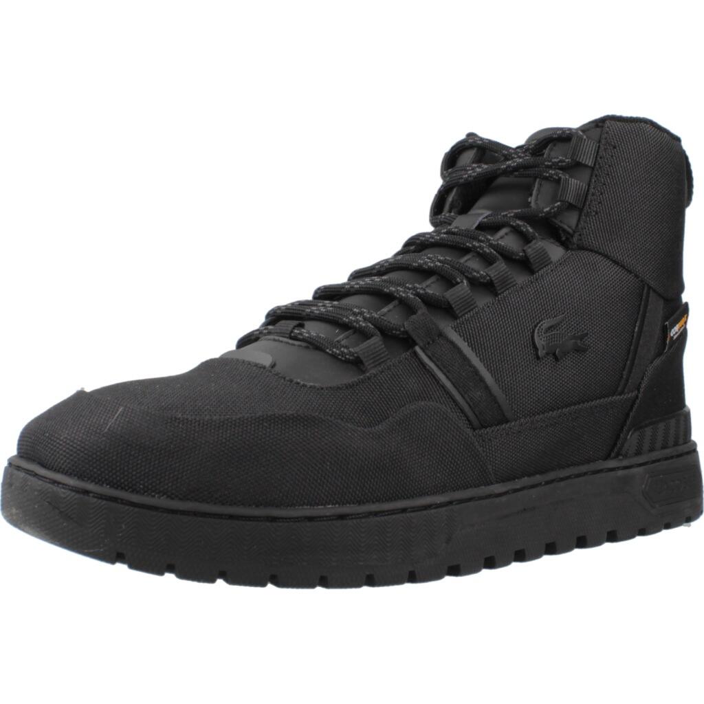 Baskets Lacoste Modèle T-clip Winter Mid Couleur Noir 1/7