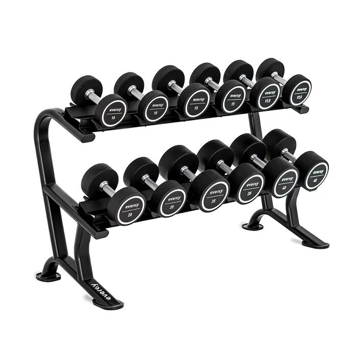 SOPORTE MANCUERNAS ÉLITE EVERGY 6 PARES ORGANIZACIÓN DUMBBELLS