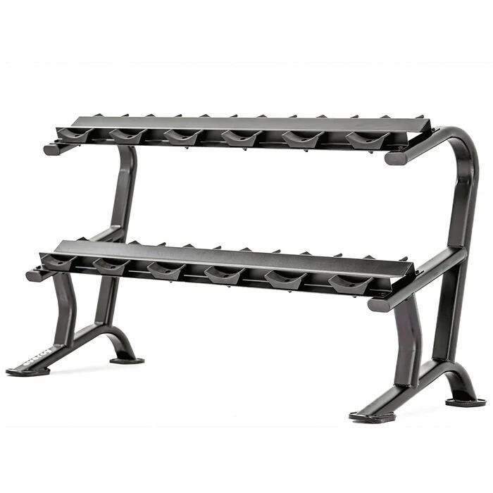 Soporte mancuernas élite evergy 6 pares organización dumbbells 3/5