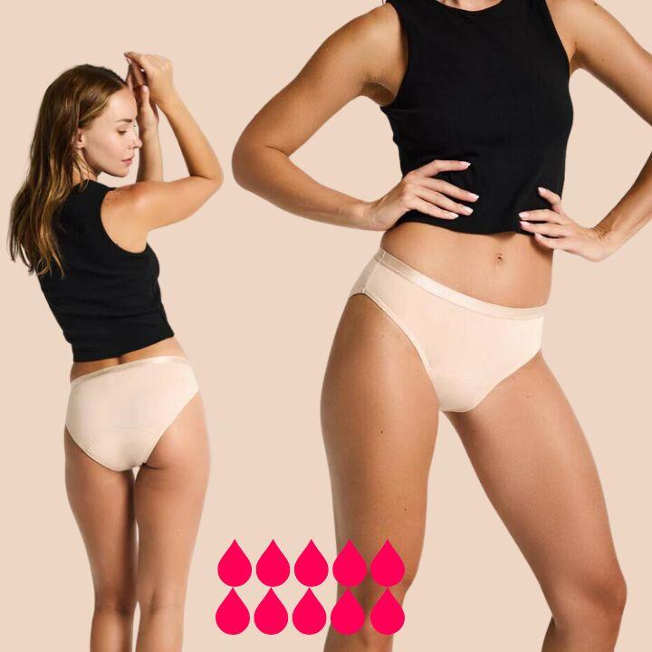MODIBODI Braga Menstrual Clásica  Bambú Flujo 10 tampones