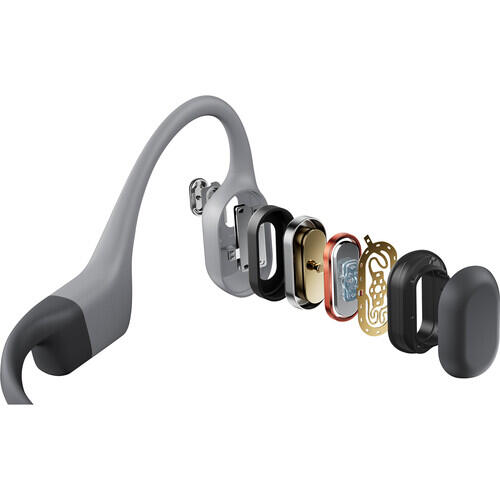 Shokz Open Swim Pro S710 Bone Conduction Headphones Grey