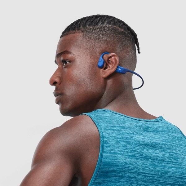 Shokz Open Run S803 Bone Conduction Headphones Blue