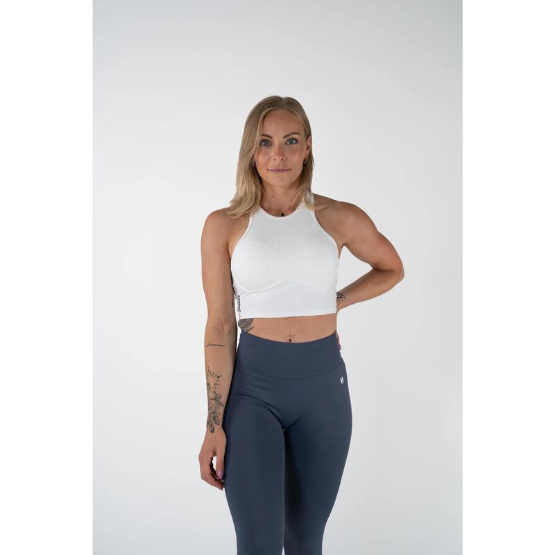 Brassière de sport Fitness Femme Core Blanc