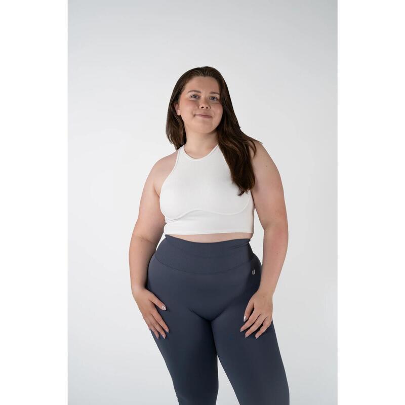 Brassière de sport Fitness Femme Core Blanc