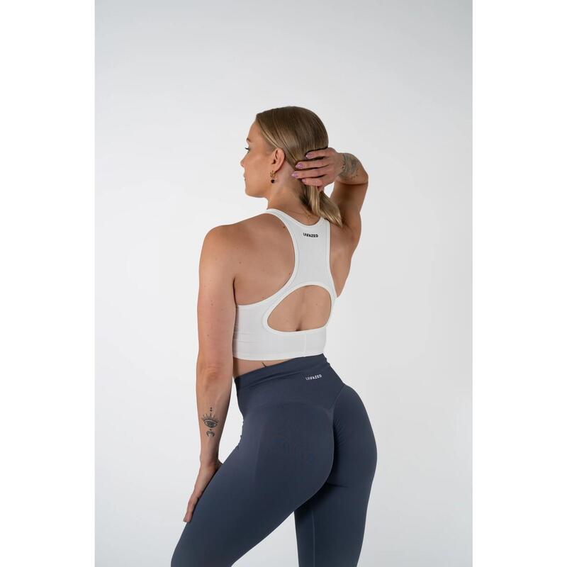 Brassière de sport Fitness Femme Core Blanc