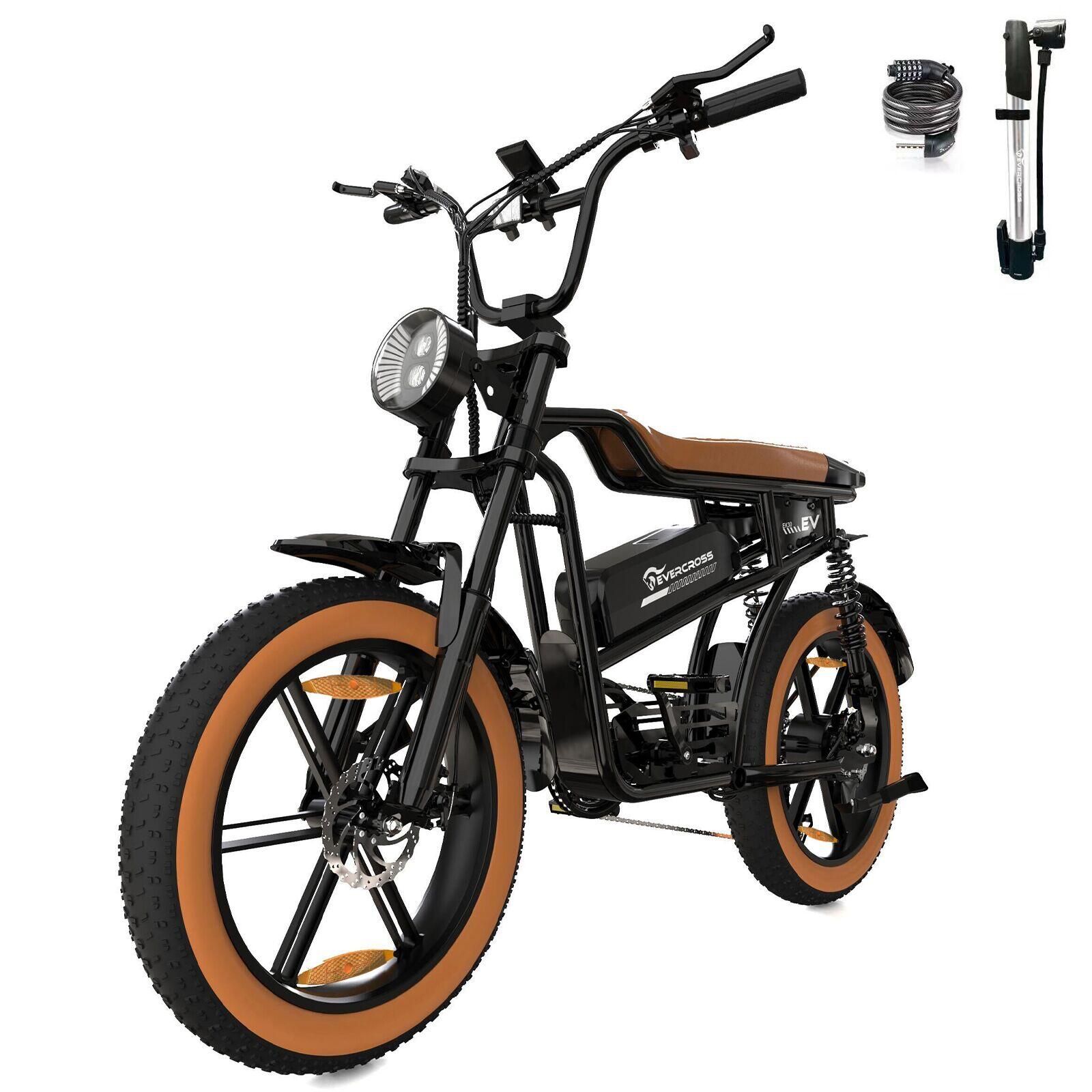 EVERCROSS Bicicletta elettrica Pneumatici grandi 20*4.0 EVERCROSS - EK30