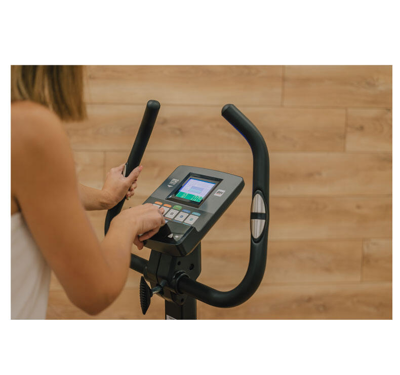 Vélo d'appartement  Berlin Connect - Kinomap,Zwift - volant 9kg - écran LED 7/8